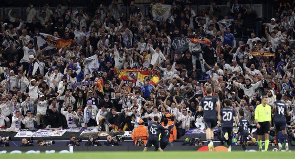 ¿Y SI LO HACEMOS OTRA VEZ?

Acabó el partido del Etihad y esa pregunta no deja de estar rondando en mi cabeza de manera insistente. Son tantas las veces que he visto al Real Madrid tocar el cielo y hacer lo imposible que me resulta  inviable no caer en lo mismo. 

Y si, soy