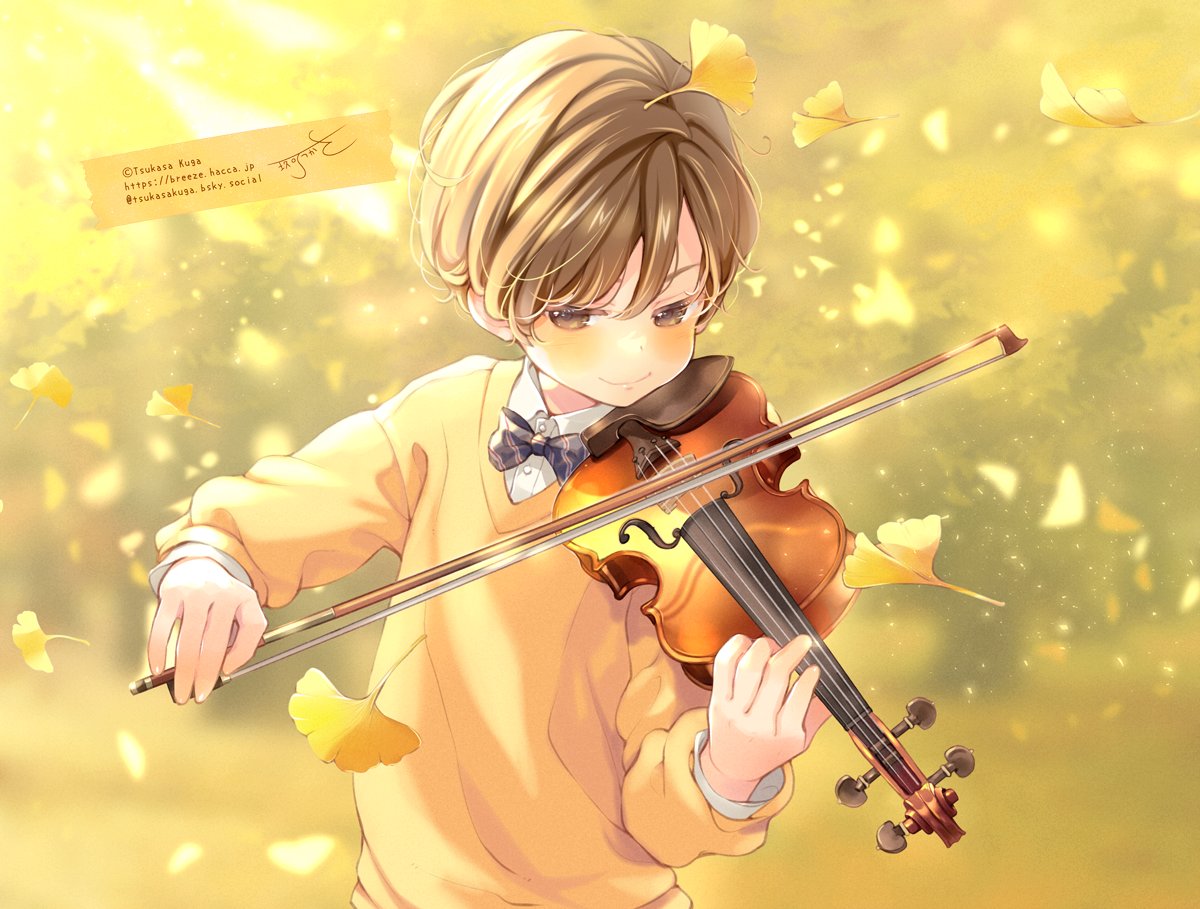 #ミュージックの日
ちょっと季節外れですが🎻