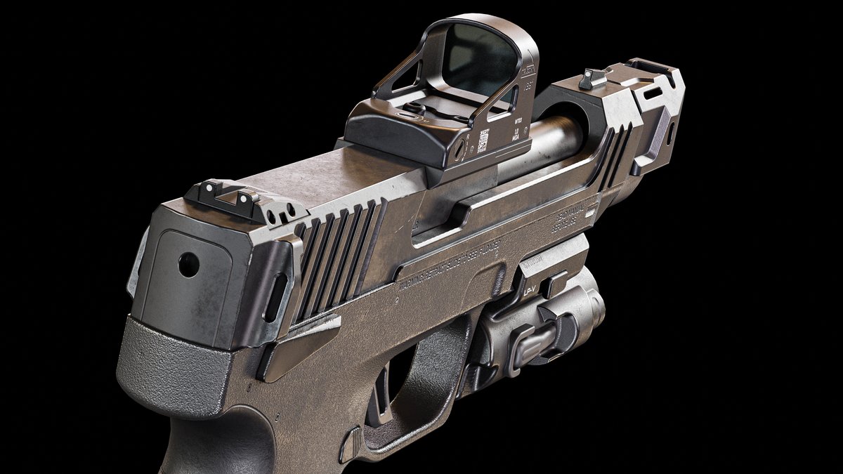 ManifoldAssets's tweet photo. Modern Tactical .22LR Pistol with attachments, fp anims &amp; SFX

Tri count (total)-16210
Tri count (gun only) - 8081

Now LIVE on FAB: https://t.co/0ajtUoEnJI
Demo Vid: https://t.co/Ib4cuuTkLW
#gamedev #unreal #ue #gun #22lr #tactical #3d #asset #ue5 #animation #gameasset #hardsurf https://t.co/4ckWqAW2Te