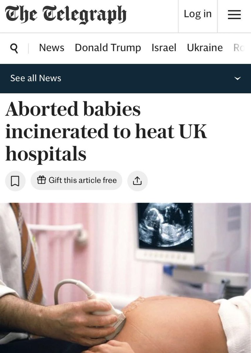 Absolutely demonic

I couldn't believe this was real but it is

In some hospitals they incinerated aborted babies, using them as fuel to heat hospitals

Horrific
I feel sick