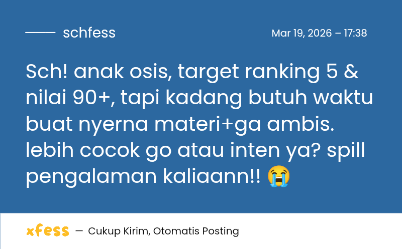 Schoolfess tweet media