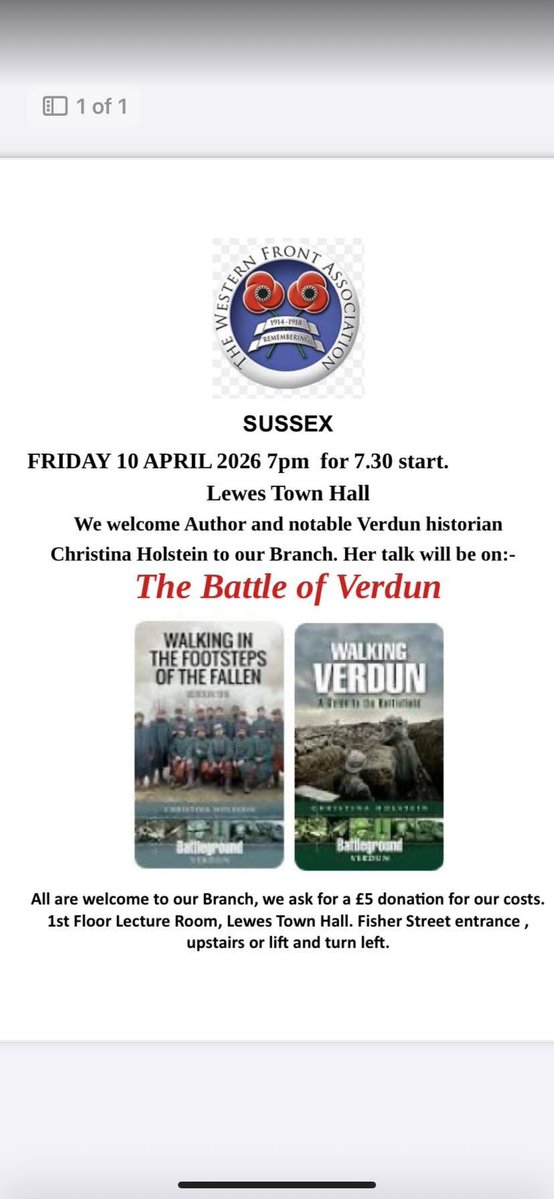 WFA Sussex Branch tweet media