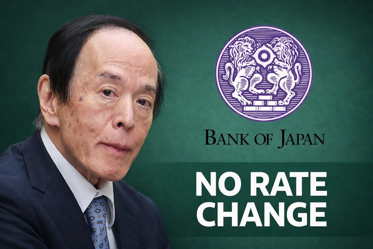 CoinGapeMedia's tweet image. ⚡️Bank of #Japan holds its policy #rate steady at 0.75%.