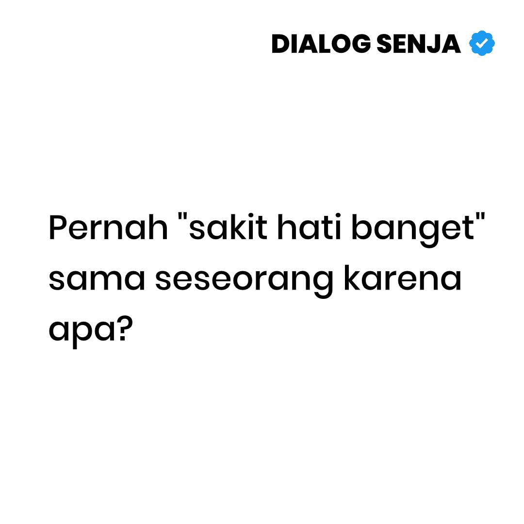 Dialog Senja tweet media