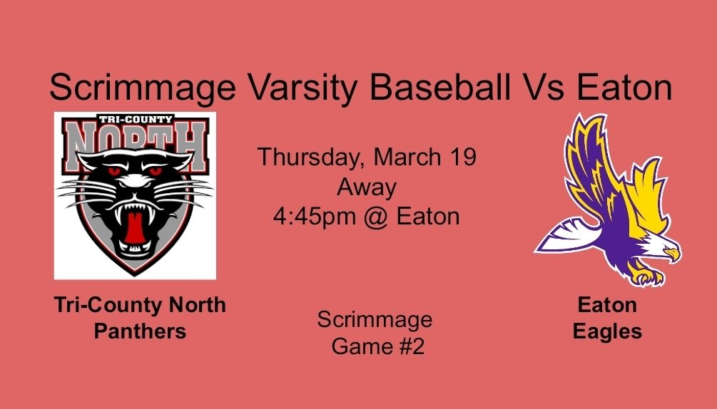 Tri-County North Panther Baseball 2026 tweet media