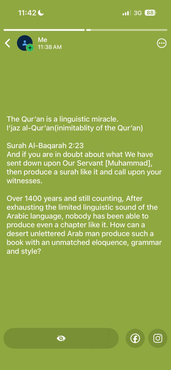 Unless he’s a true prophet.