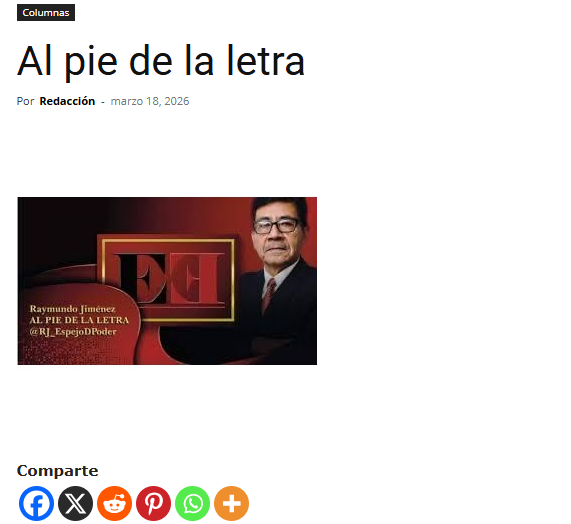 Espejo del Poder tweet media