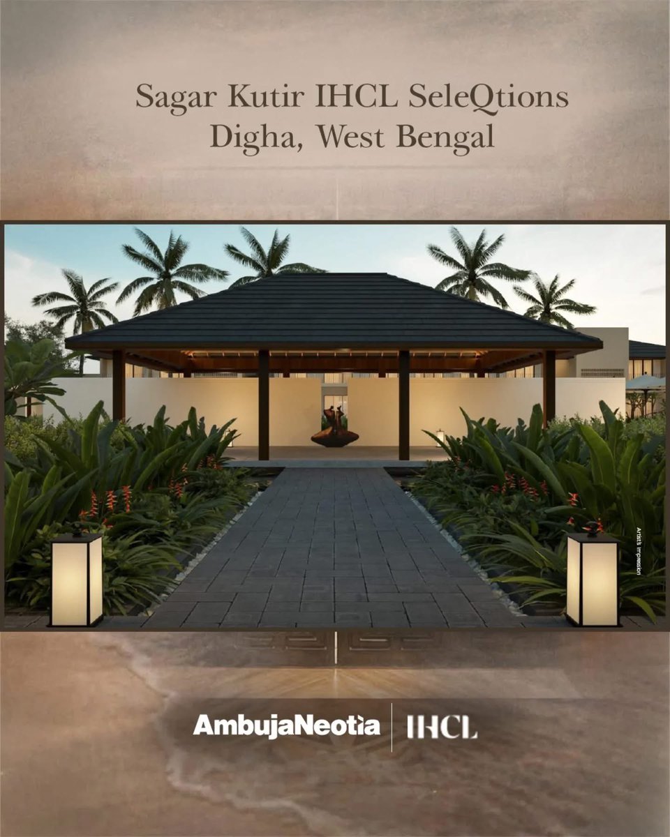 SYEDABD55854658's tweet image. Ambuja Neotia is pleased to announce Sagar Kutir IHCL SeleQtions—its latest collaboration with IHCL. This 56-key beachside resort in Digha, WB, will feature all-day dining, bar, events, pool, gym &amp;amp; spa, elevating hospitality in Bengal’s coastal gem.
Lessor: Digha Sankarpur