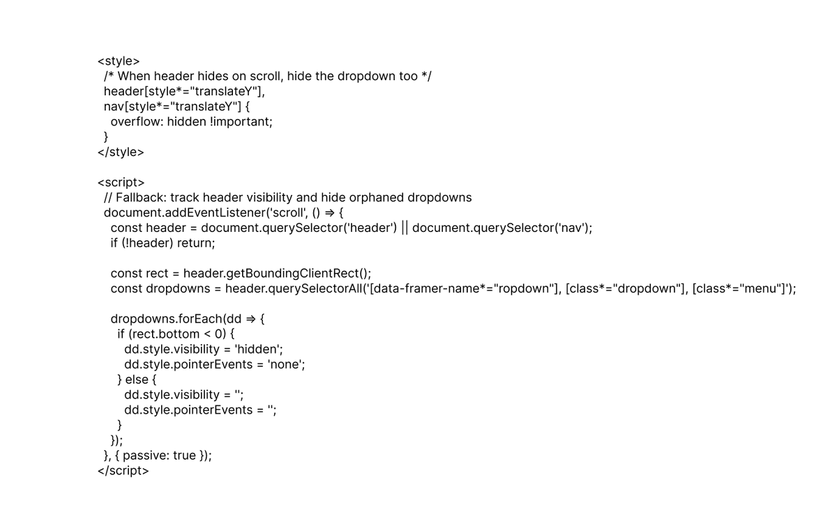 @sandykoshti Sent you a DM — found a quick fix for the dropdown bug ...