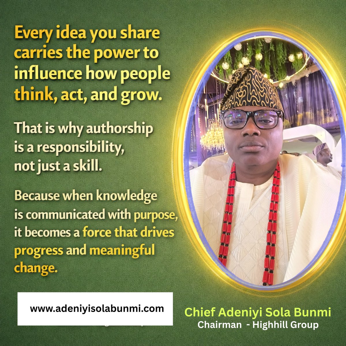 AdeniyisolaB's tweet photo. Your words can outlive you, make them count.
#AuthorOfRepute
#ThoughtLeadership
#PowerOfWords
#KnowledgeIsPower
#InspireChange
#PurposeDriven
#WriteWithImpact
#LegacyBuilding https://t.co/2yF6MIHb8h