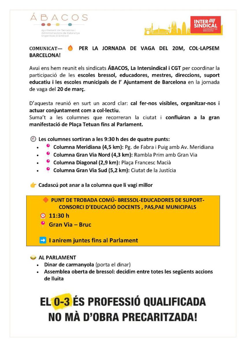 Intersindical Ajuntament de Barcelona tweet media