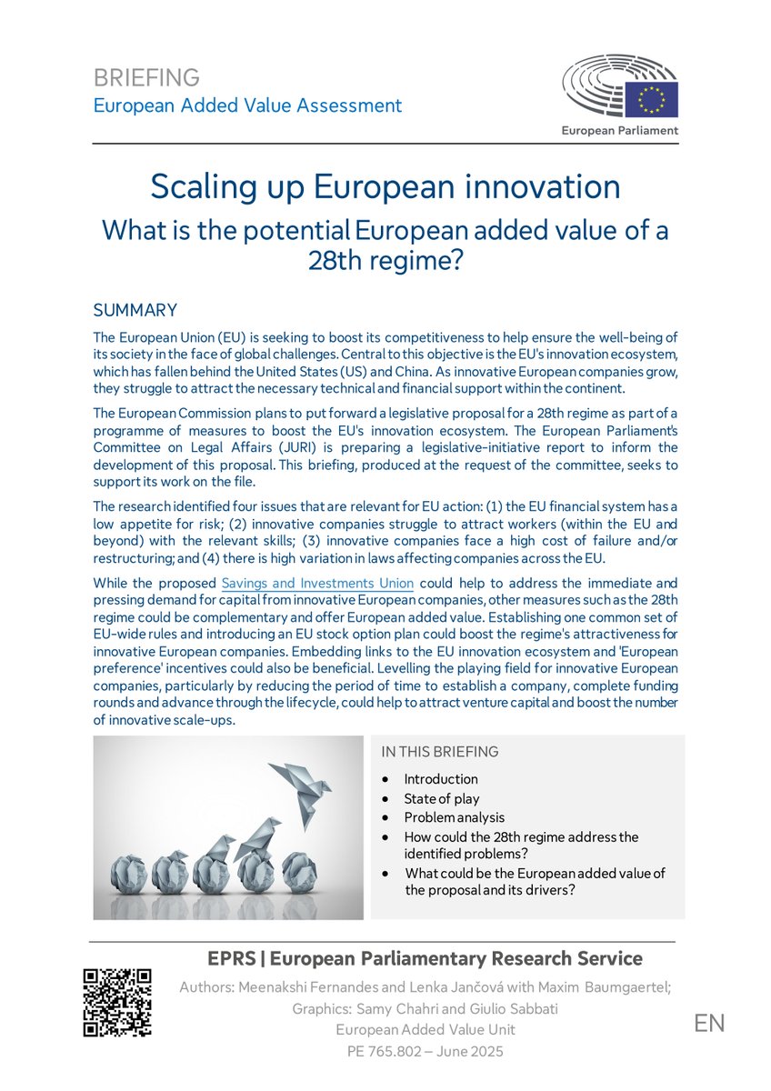 European Parliamentary Research Service tweet media