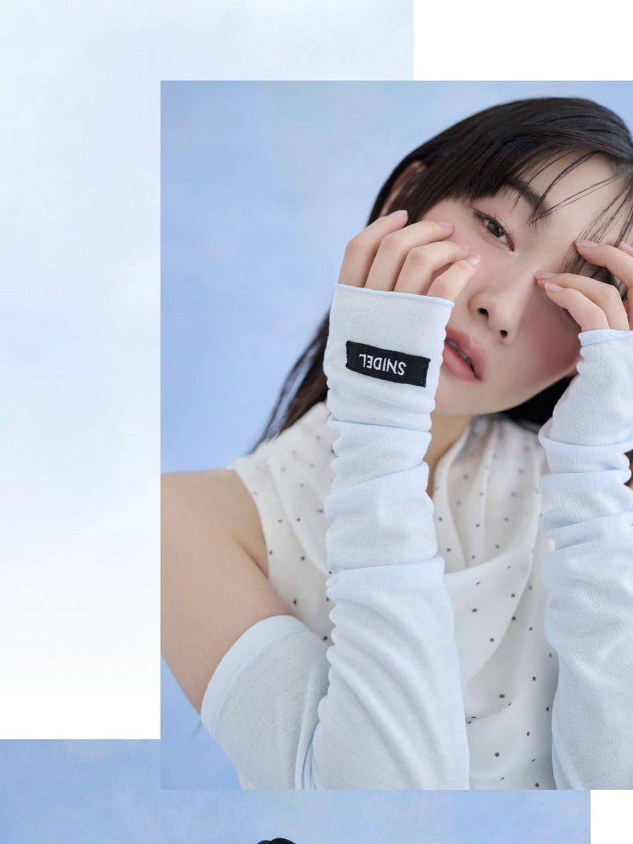unico_mayu's tweet photo. やばい。スナイデルさん本気出してきた。。
2026 UV PROTECT Collection 🩵🫧

UV対策アイテムが可愛すぎる。。
可愛い服にも合って紫外線対策できるのが最高すぎる。アームウォーマー絶対買う。

🗓 3/25 WED 12:00~ 販売開始 https://t.co/1VnnhqloUh