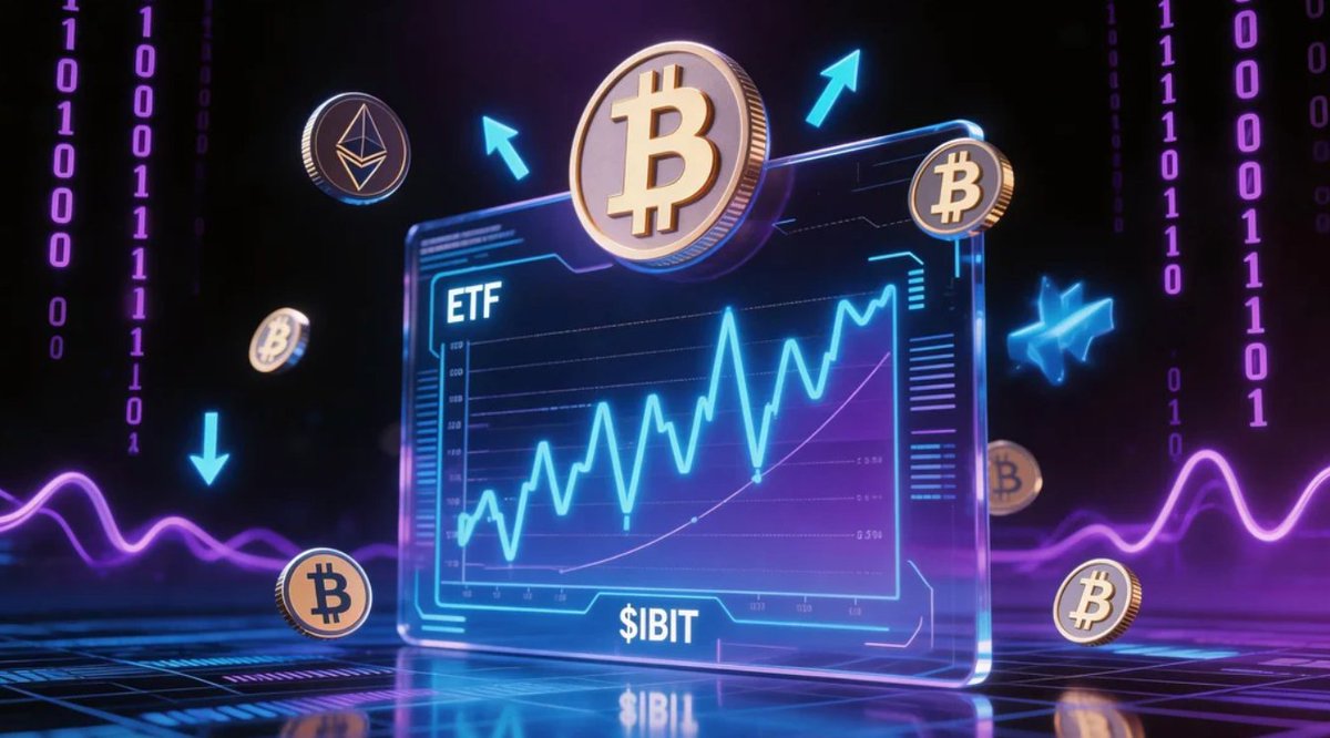 RockflowEnglish's tweet photo. Bitcoin hovering near $71,000, but the real action is in the ETFs!

🚀 $IBIT — iShares Bitcoin Trust ETF sees $1.2B net inflows as institutions buy the dip
📉 Market volume is down, but “smart money” keeps stacking BTC via spot ETFs

Will Bitcoin break out, or are we just watching the rollercoaster? 🎢