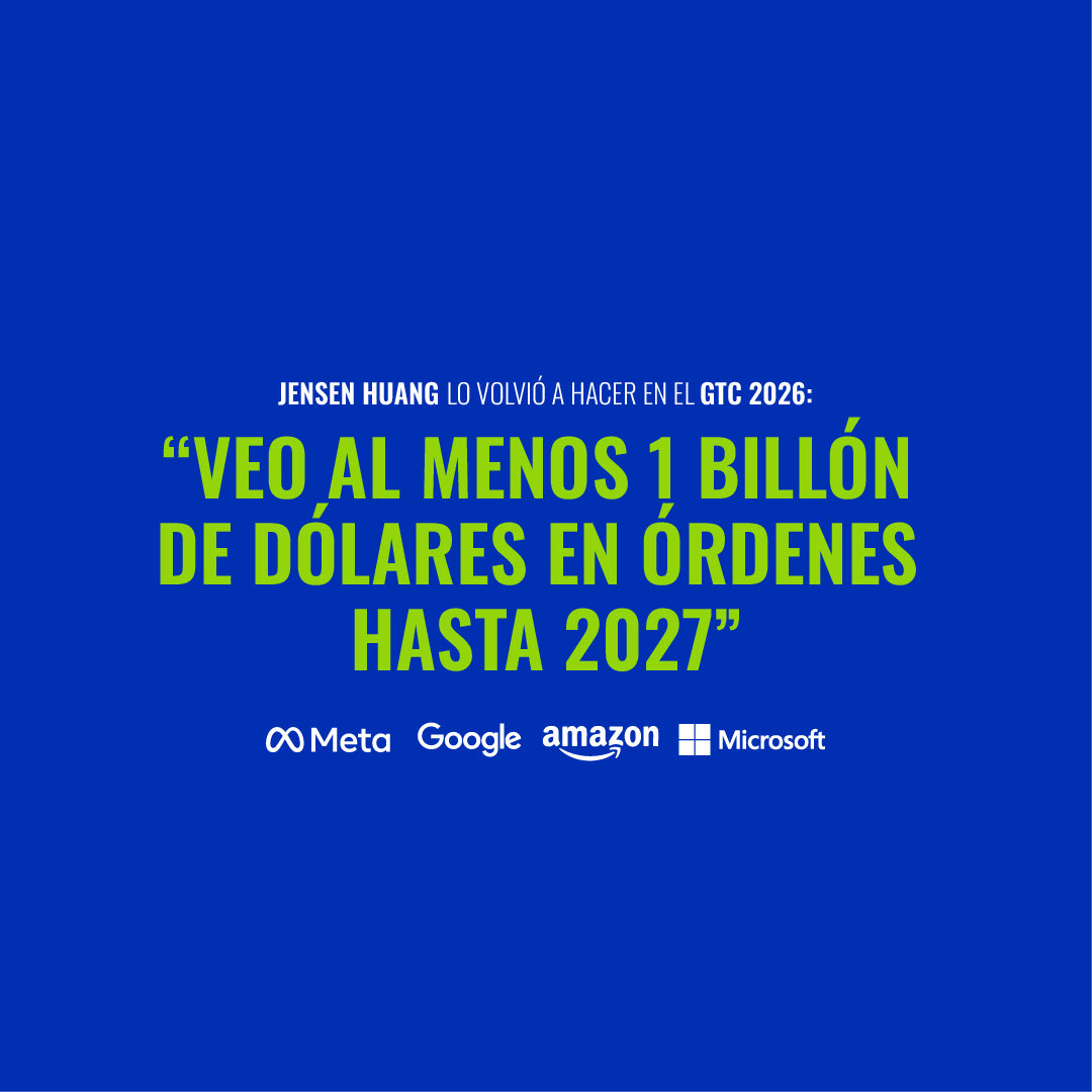 Diukes_Fund's tweet photo. Hace un año Jensen Huang hablaba de 500.000M$ en órdenes. Ahora, en el GTC 2026, habla de 1 billón hasta 2027. No es humo. Son @Microsoft @amazon @Google y @Meta comprando capacidad de IA como nunca antes. Y luego preguntan por qué seguimos en $NVDA. 📈 #NVIDIA #NVDA #GTC2026 #AI https://t.co/jpvhDTZjvV