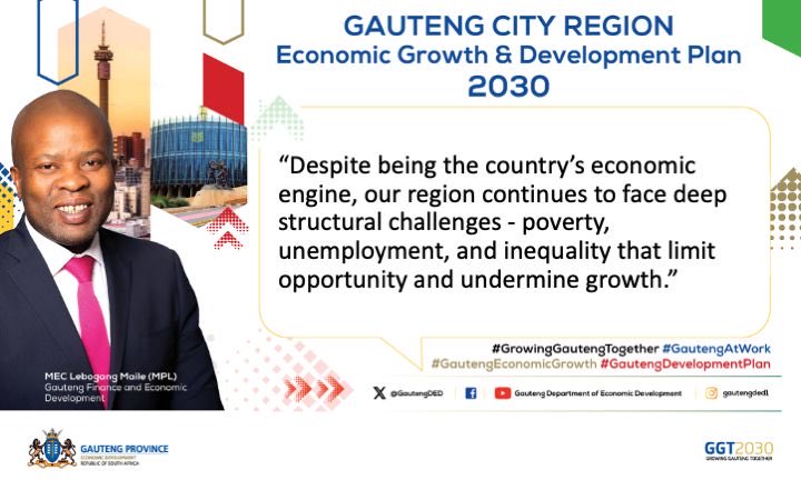 Gauteng Department of Economic Development tweet media