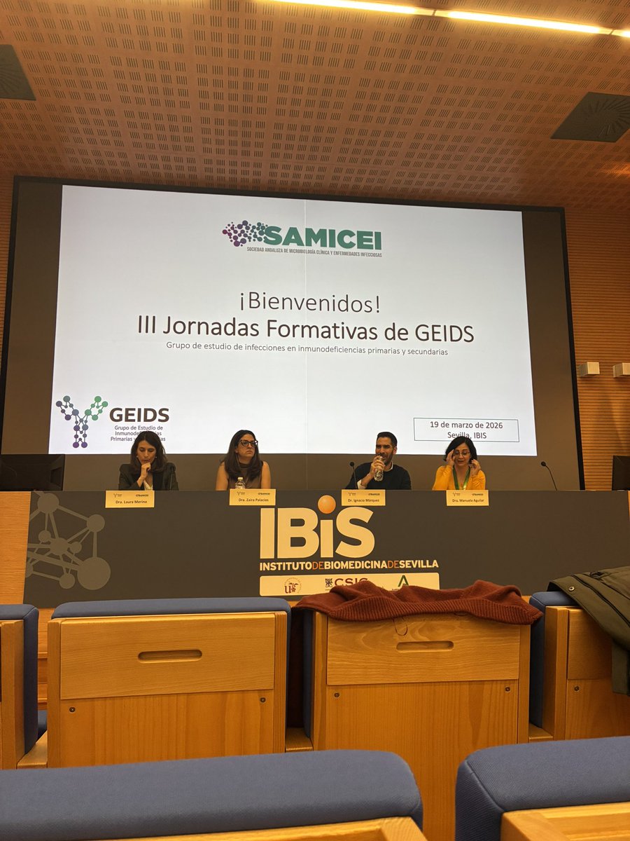 PROAmacarena's tweet photo. III Jornadas Formativas Grupo Estudio Infecciones en Inmunodeficiencias Primarias y Secundarias de @SAMICEI_ https://t.co/PSVoqkFPwZ