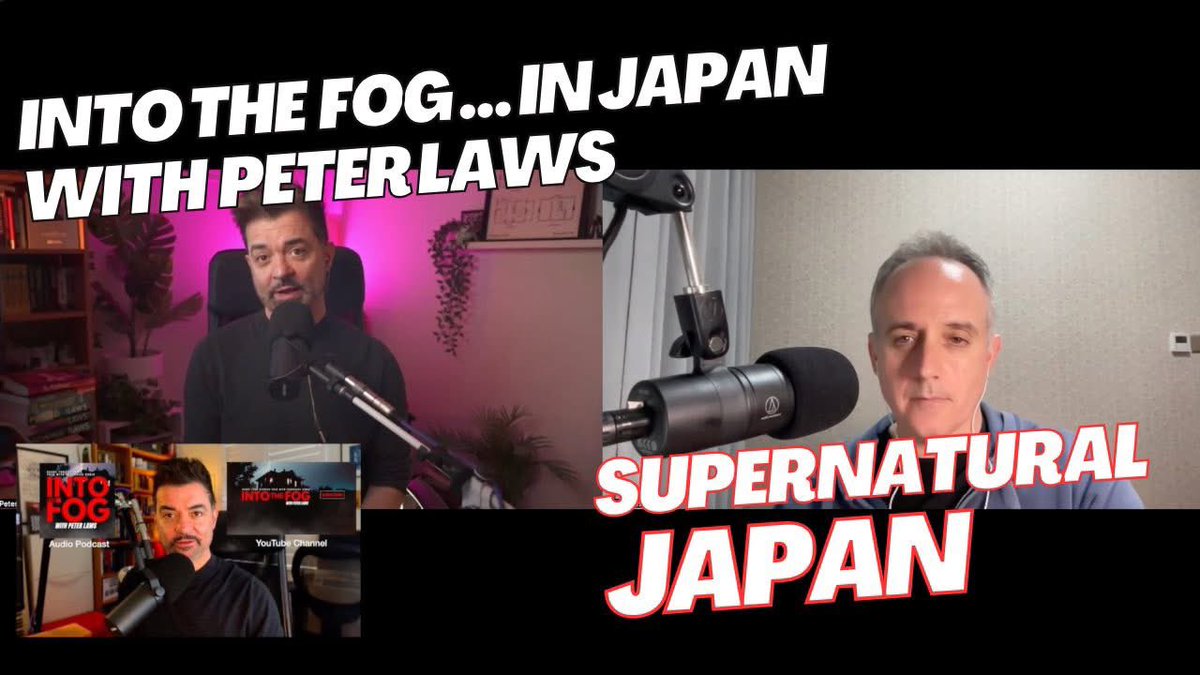 MadForMaple's tweet image. Into the Fog…in Japan - with Peter Laws 

(Supernatural Japan Ep. 101) - A #spooky Tale from #Kyoto #Japan 🎤 🇯🇵 😱 @revpeterlaws 

Spotify:
open.spotify.com/episode/4Lm89K…

#paranormal #Japanese #supernatural #travel #Spotify 

Wherever you listen to podcasts!