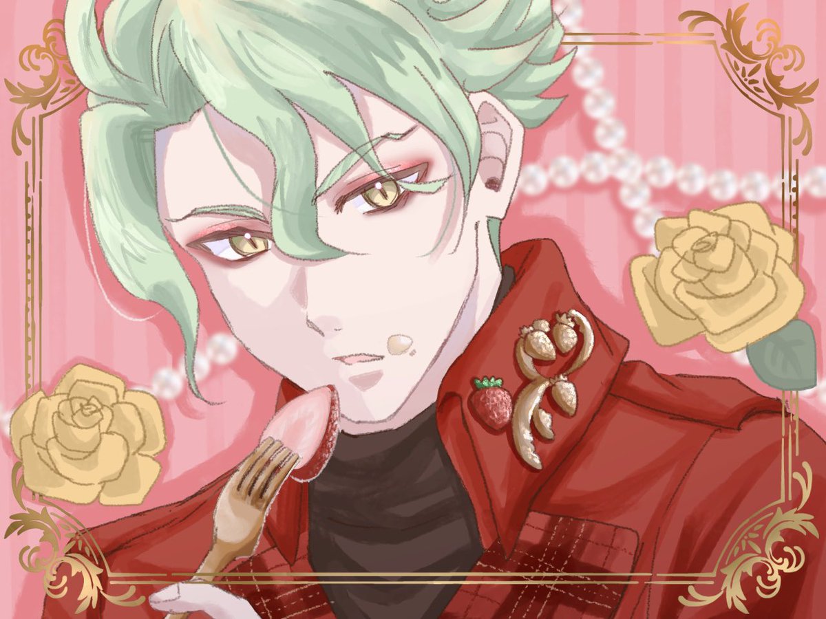 激メロいちご王子様すぎる🍓😭
誕生日おめでとう！遅刻許して！

#Sebek_Birthday2026
#セベク・ジグボルト生誕祭2026
#セベク・ジグボルト誕生祭2026