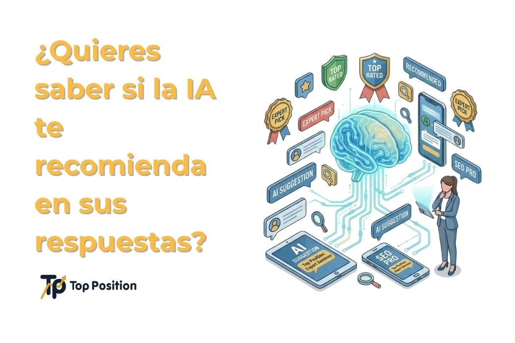 En Top Position te ayudamos a descubrirlo y
a optimizar tu web para que te recomiende. 🚀