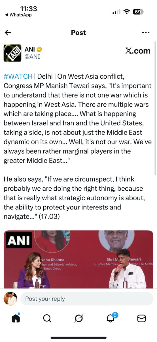 Sanju_Verma_'s tweet image. Shashi Tharoor &amp;amp;Manish Tewari 
have hailed #Modiplomacy in no uncertain terms&amp;amp;rightfully so👏

Meanwhile,darbaari ecosystem is rattled &amp;amp;every time an India-flagged Oil tanker crosses Strait of Hormuz, Modi-hating Congress retainers feel let down,such is their dislike for PM Modi