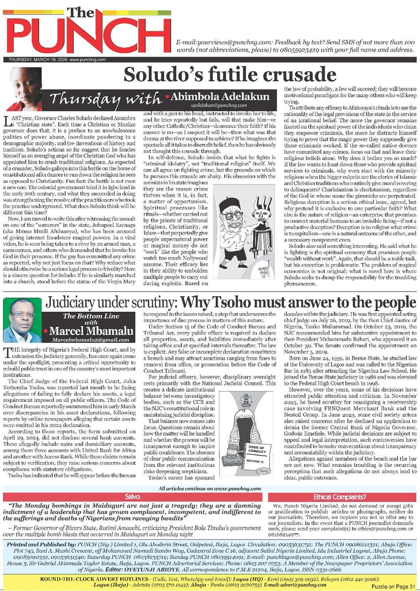 Standard Nigeria🌍🌎🗞️🗞️ tweet media