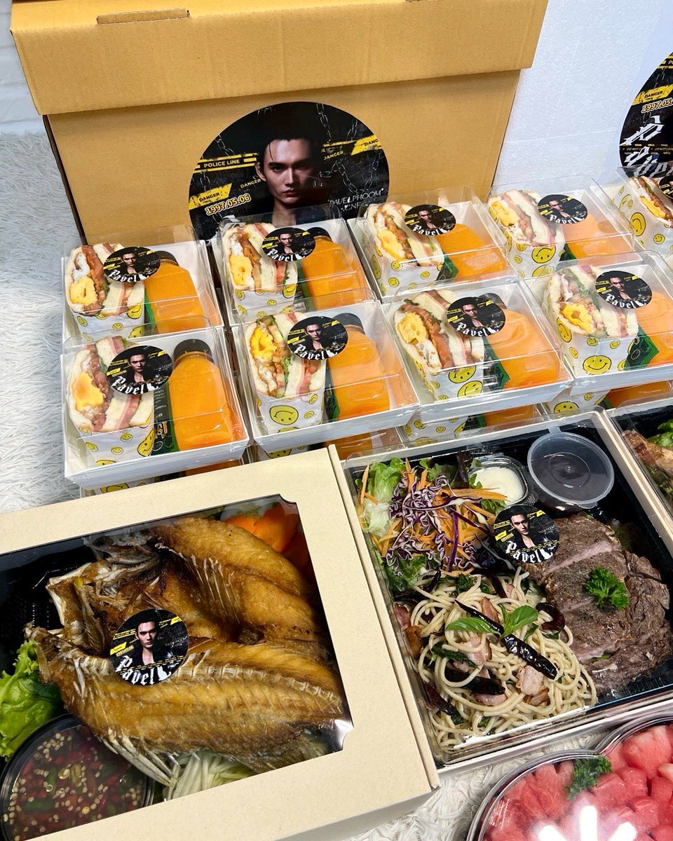 kringklong's tweet image. Food support for Pavel 🍱
Thank you so much to the interfans for order food support with us. 🐻💭🥥
#pavelphoom #พาเวลพูม

☎️ Tel. 095-1244644
📱 Line. @Kringklong64
#foodsupport #kringklongfoodbox