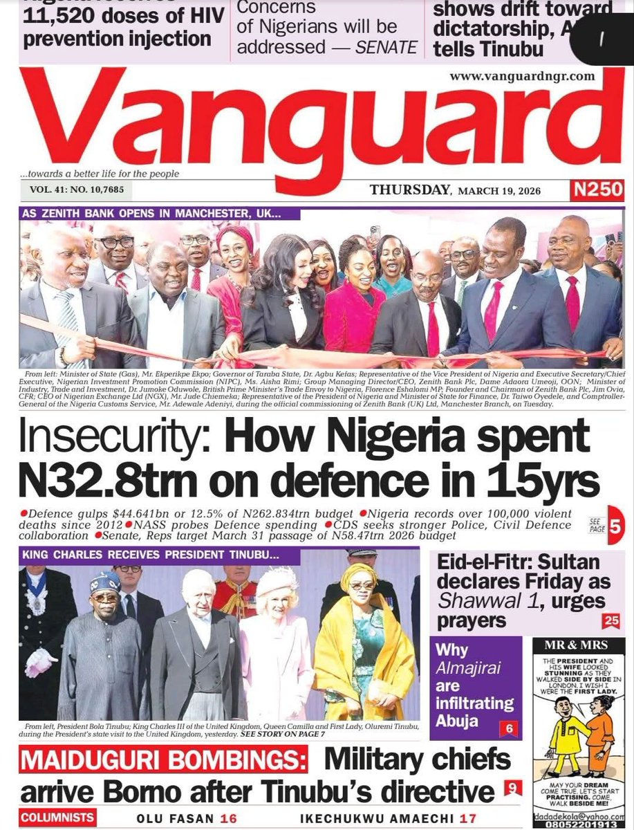 Standard Nigeria🌍🌎🗞️🗞️ tweet media