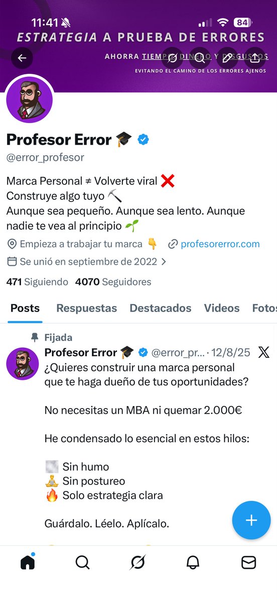 Profesor Error 🎓 tweet media