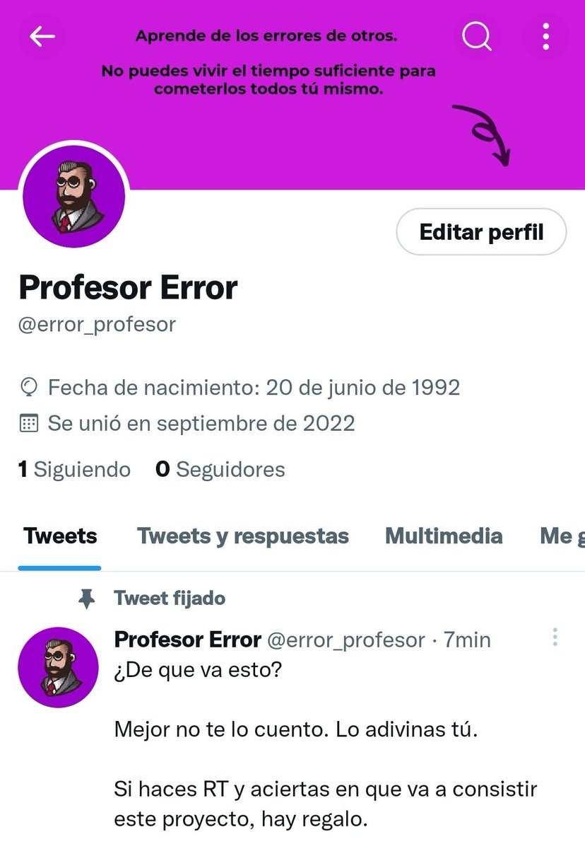 Profesor Error 🎓 tweet media
