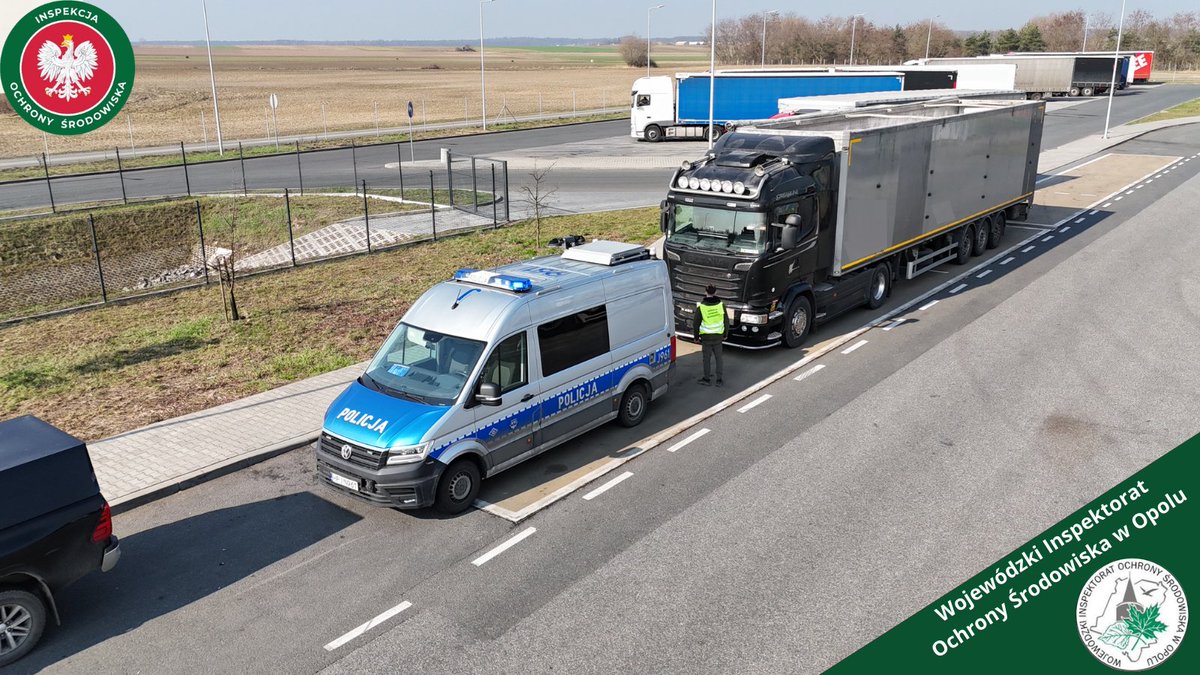 WIOS_Opole's tweet photo. 18 marca 2026 r. inspektorzy
@WIOS_Opole🦺wspólnie z funkcjonariuszami
@KAS_Opole i @opolskaPolicja przeprowadzili działania prewencyjne "Nielegalne odpady 2026". 
➡️Więcej informacji: https://t.co/WFL6m23HLc ⬅️
#wioś #WIOŚOpole #razemchronimyśrodowisko https://t.co/diSMw2pxyB