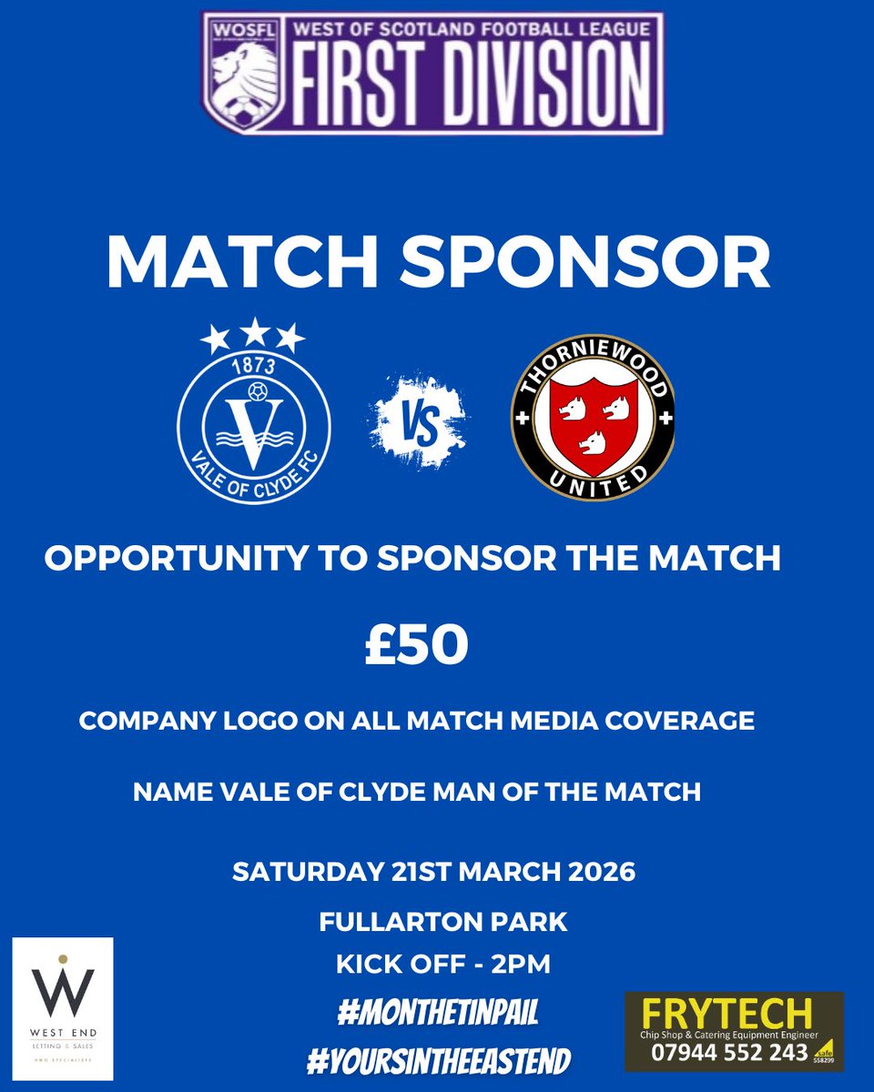 Vale of Clyde FC tweet media