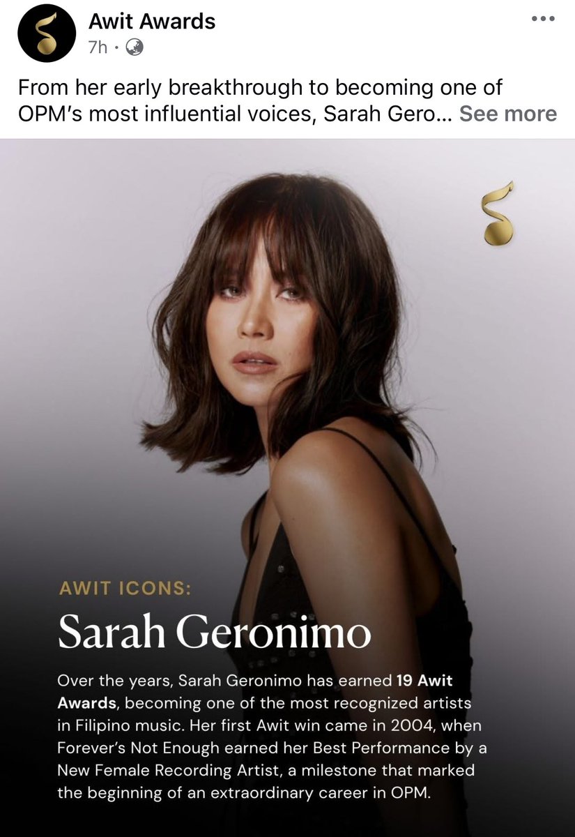 #SarahGeronimo Philippine Music ICON!