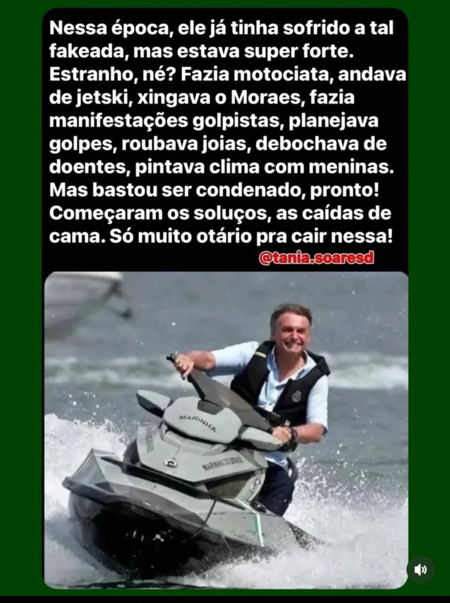 muita falta de caráter não querer aceitar que bolsonaro e familia são ladrões e corruptos milicianos do crime organizado enviado do satanas. So sendo igual mesmo