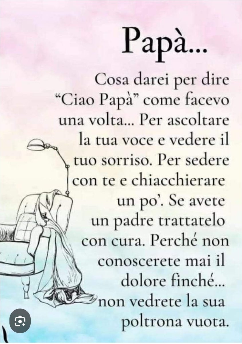 A mio padre e a tutti  I papà che rimangano  sempre  nel cuore.