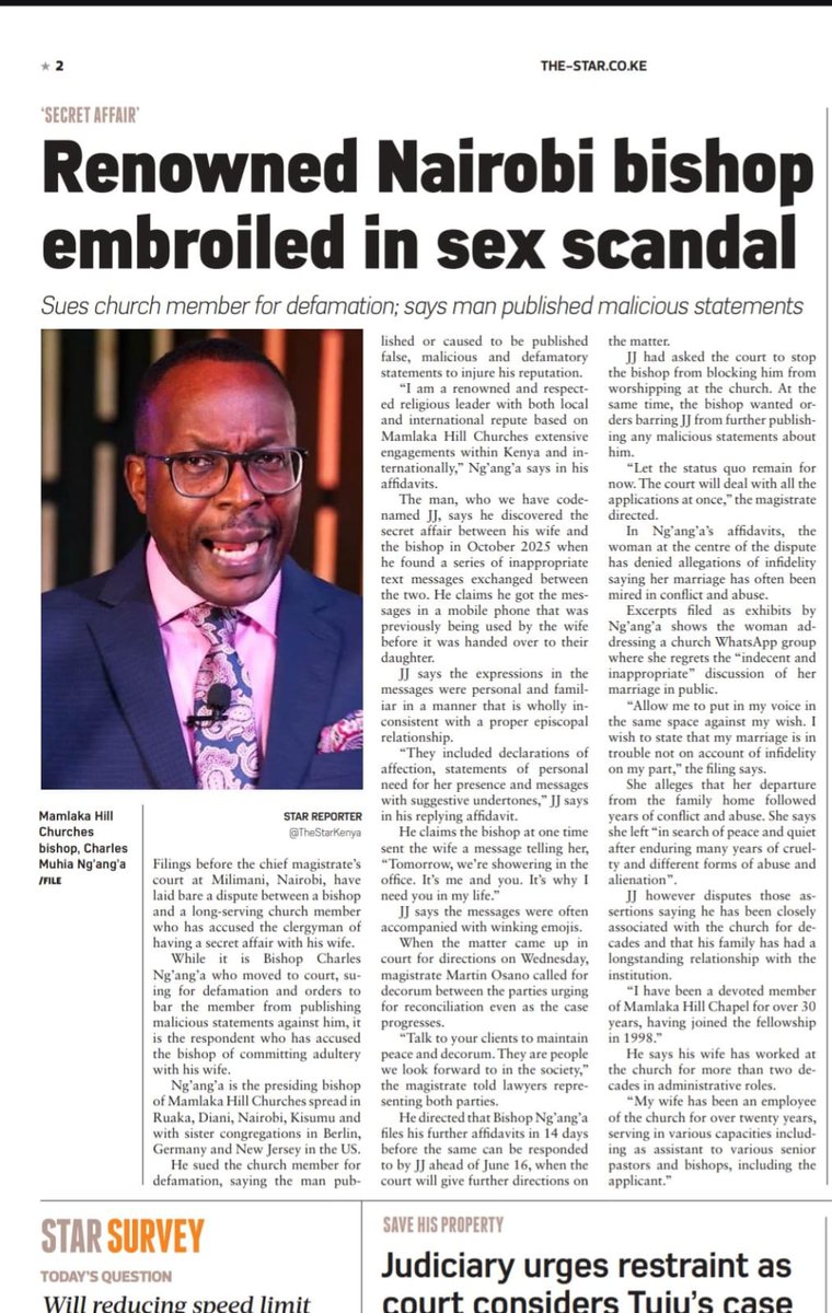 youasstar's tweet photo. Mamlaka Hill Churches under Bishop Charles had us thinking it was solid for family and faith. Sasa hii drama inafanya watu wa-question every late-night "prayer call." https://t.co/u4mxP21W4I