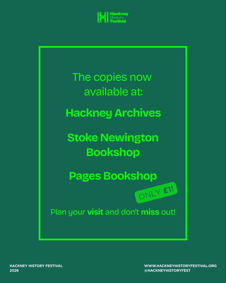 Hackney History Festival tweet media