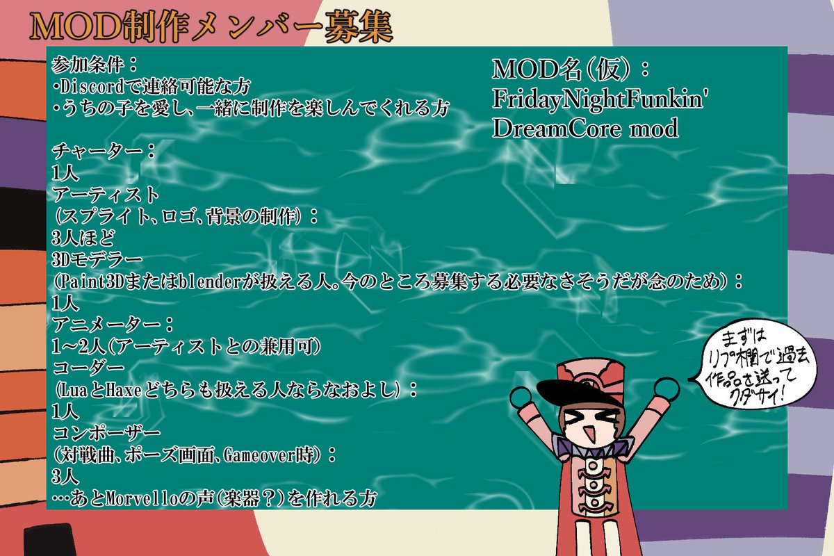 瓶詰め@mod制作メンバー募集中！！！！ tweet media