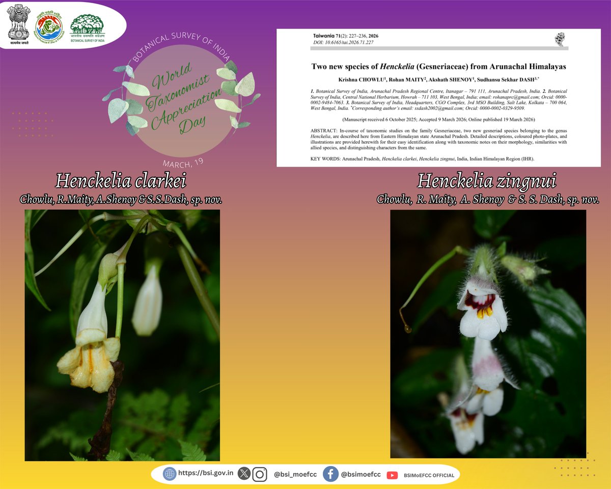 Botanical Survey of India tweet media