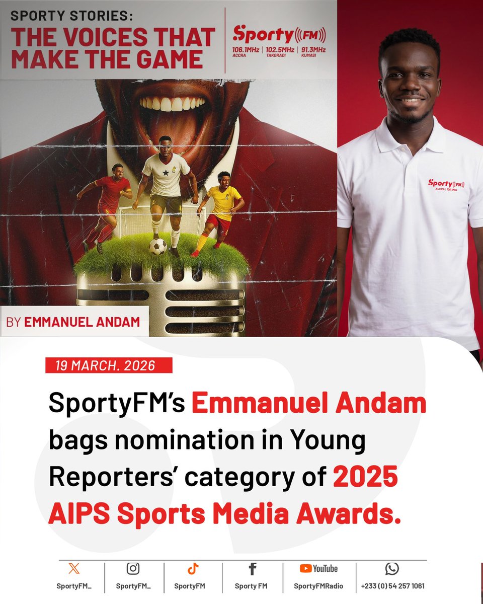 SportyFM Ghana tweet media