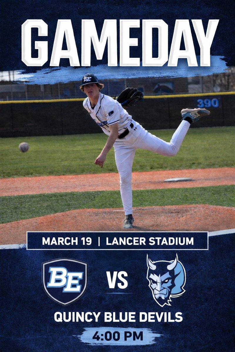 BaseballLancers's tweet photo. Senior Reid Neumayer will toe the rubber  today for the Lancers on opening day! @BTHSEastLancers https://t.co/MRaOvQJi5k