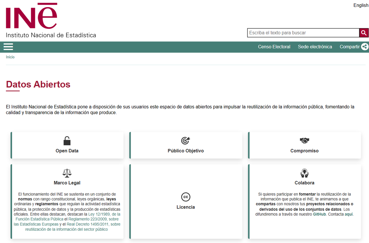es_INE's tweet photo. 🆕Ya está disponible el nuevo portal de Datos Abiertos del @es_INE más accesible, más visual y con servicios para desarrolladores.

📊 Conjuntos de datos
⚙️ Servicios API
📰Microdatos
🗺️Cartografía
... y mucho más🚀

Consúltalo aquí
➡️ https://t.co/94Qg7IWZHm
#INE https://t.co/hr4DX1UT5f