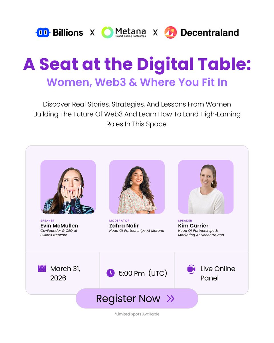Metana - Web3 bootcamp tweet media