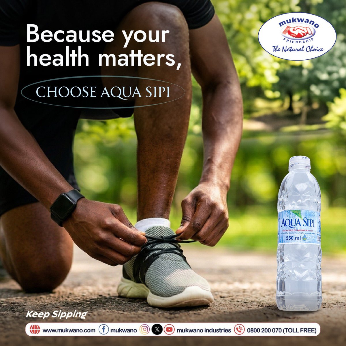 mukwano_ind's tweet photo. Because your health matters, you deserve care that keeps you refreshed and unstoppable. Choose Aqua Sipi!
Grab yours today at retail outlets near you!
#MukwanoIndustries #AquaSipi #KeepSipping #HydrateRight https://t.co/NLlI9f2why