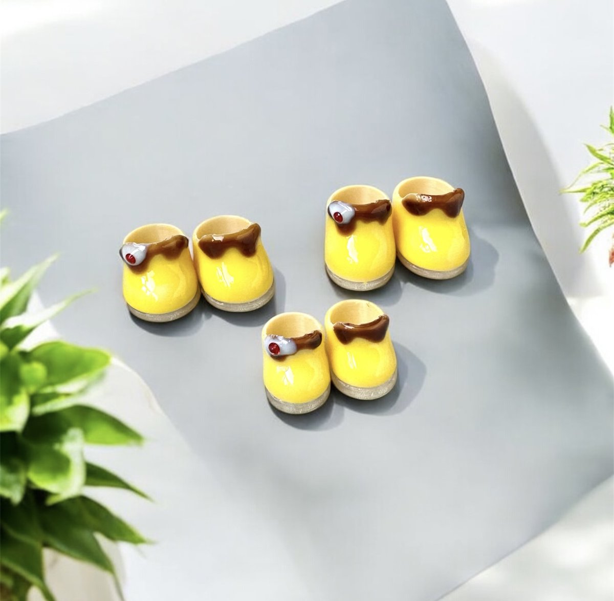 🌸販売情報🌸

【　Mrs.shoes　】　<a href="/Mrsshoesshop/">Mrs-shoes👞2/21,22ぬいfes</a> 

プリンのお靴（10-12cmサイズ）

ツヤツヤぷりぷりの美味しそうなお靴🍮
ぬいちゃんの足元をスイートに彩りたい方は是非。 

＾＾＾＾＾＾＾＾＾＾＾＾＾＾＾＾＾＾
#ぬい服 #入荷情報nuinui洋服店