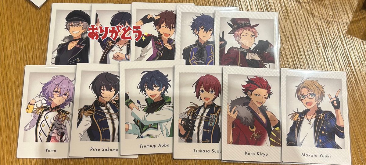 annzu___2's tweet photo. 【交換】あんスタ P.A.shots!! ぱしゃっつ 10周年 感謝祭 特典

譲 晃牙、千秋、ジュン、宗、ユメ、凛月、つむぎ、司、紅郎、真

求 日和

本日サンシャインシティ付近での手渡し交換

お気軽にお声がけ下さいませ https://t.co/YdSNDTfaiB