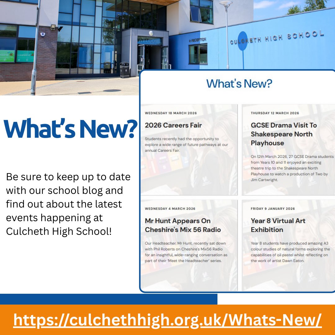 Culcheth High School tweet media