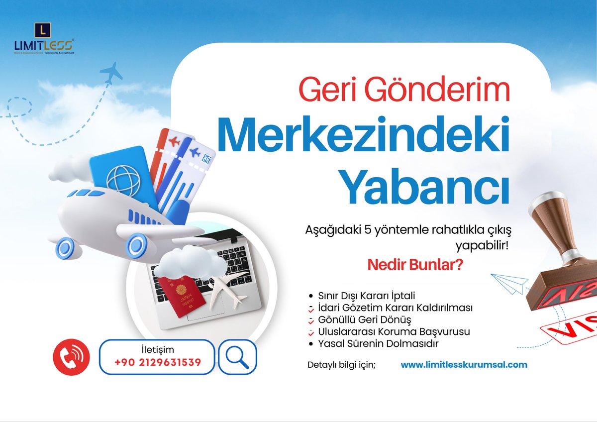#Türkiye’de yabancıların yasal izinleri hakkında bilgilendirme “Geri gönderim merkezine gönderilen yabancılar ne yapmalıdır?”

#visa 
#çalışmaizni 

youtu.be/RJ34c4MAqMc