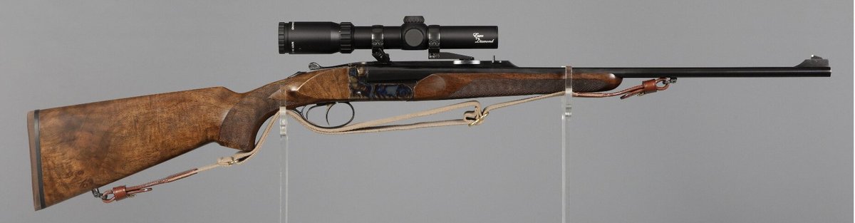 Chapuis Armes create very high quality sporting firearms. Their side by side double rifles are particularly well known for their double hook locking system which enables a clean breech with no top extension to impede access for reloading.
revivaler.com/chapuis-double…