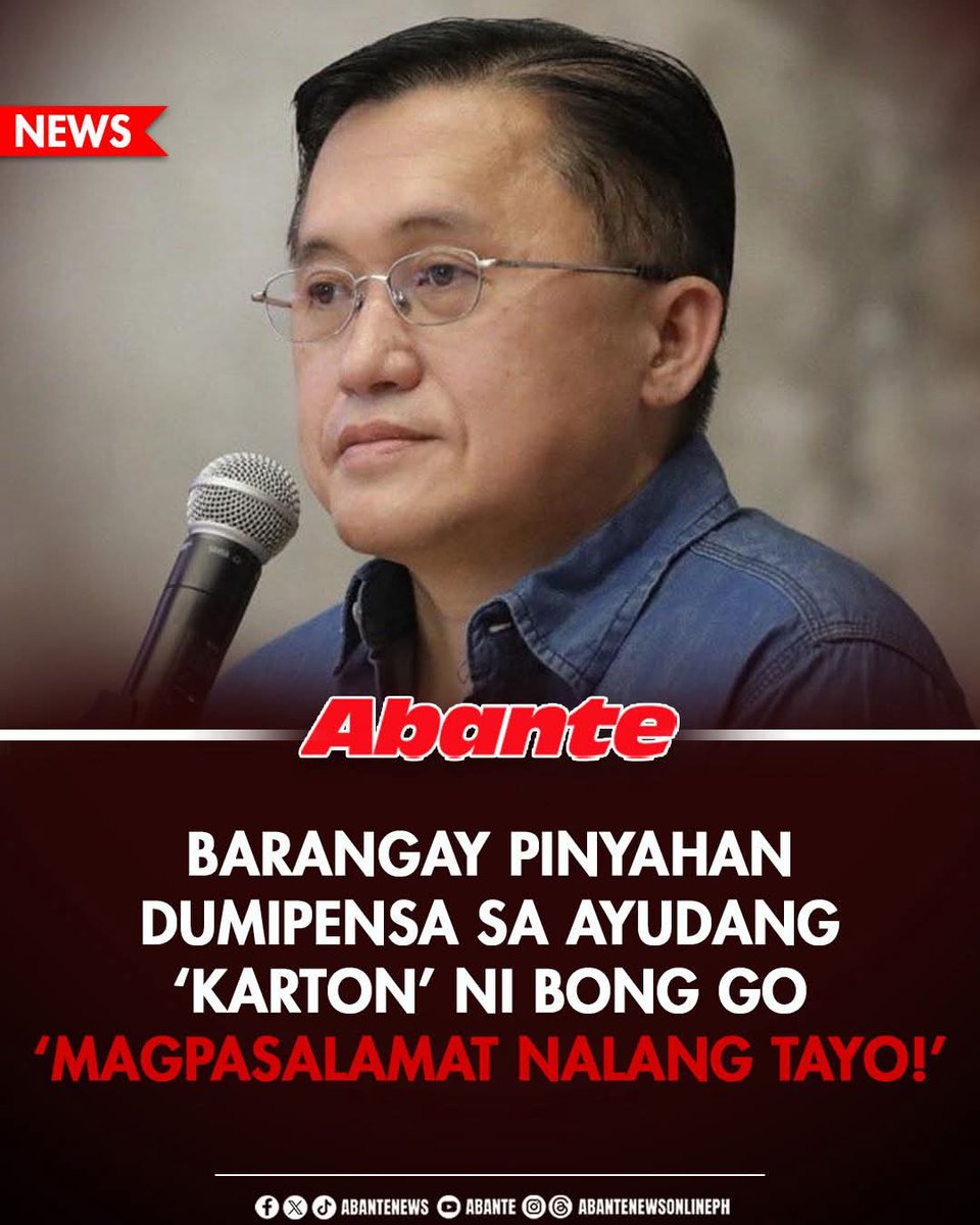 Magpasalamat kanino?

Hindi mo pera yan.

At sana, hindi mo pinagkakitaan ang kakarampot na ayudang gusto mong ipagpasalamat ng tao saiyo.